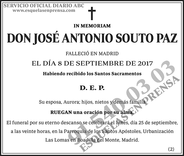 José Antonio Souto Paz